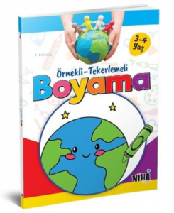 Örnekli Tekerlemeli Boyama 3 - 4 Yaş