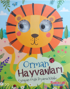 Oynayan Gözlü Boyama Kitabı – Orman Hayvanları