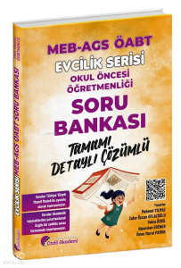 Özdil Akademi ÖABT MEB-AGS Okul Öncesi Öğretmenliği Soru Bankası Çözümlü Evcilik Serisi