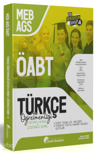 Özdil Akademi ÖABT MEB-AGS Türkçe 4. Kitap Dört Temel Dil Becerisi, Maarif Modeli Çıktıları Konu Anlatımlı Soru Bankası
