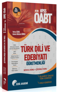 Özdil Akademi ÖABT Türk Dili ve Edebiyatı 1 Kitap Halk Edebiyatı Konu Anlatımlı Soru Bankası