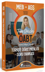 Özdil Akademi Yayınları ÖABT MEB-AGS Türkçe Öğretmenliği Soru Bankası Çözümlü