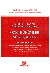 Özel Hükümler Sözleşmeler