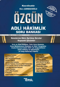 Özgün Adli Hakimlik Soru Bankası