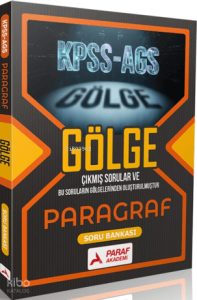 Paraf Akademi KPSS - AGS Gölge Paragraf Soru Bankası