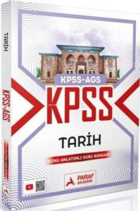 Paraf Akademi KPSS AGS Tarih Konu Anlatımlı Soru Bankası