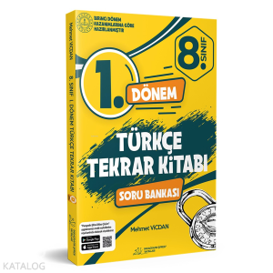 Paragrafın Şifresi 8. Sınıf 1. Dönem Türkçe Tekrar Kitabı Soru Bankası