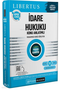 Pegem Akademi KPSS A Grubu İdare Hukuku Konu Anlatımlı