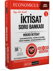 Pegem Akademi Yayıncılık KPSS A Grubu Economicus Mikro İktisat Tamamı Çözümlü Soru Bankası (Cilt 1)