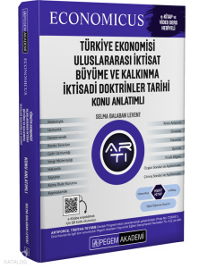 Pegem Akademi Yayıncılık KPSS A Grubu Economicus Türkiye Ekonomisi, Uluslararası İktisat, Büyüme ve Kalkınma, İktisadi Doktrinler Tarihi Konu Anlatımı
