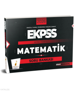 Pelikan 2026 E-KPSS Matematik Konu Özetli Soru Bankası