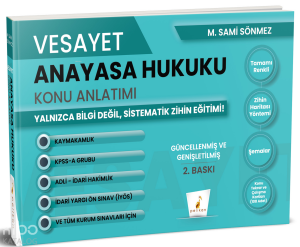 Pelikan Vesayet Anayasa Hukuku Konu Anlatımı