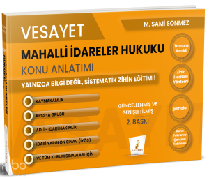 Pelikan Vesayet Mahalli İdareler Hukuku Konu Anlatımı