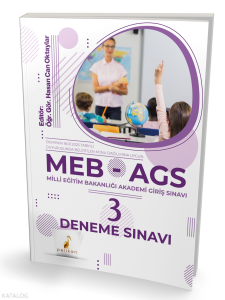 Pelikan Yayınevi MEB - AGS Hazırlık 3 Deneme Sınavı