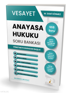 Pelikan Yayınevi Vesayet Anayasa Hukuku Soru Bankası