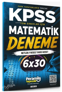 Peramila KPSS Matematik 6 Deneme Çözümlü