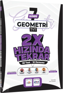 Pion TYT Geometri 7 Günde 2X Hızında Tekrar Deneme