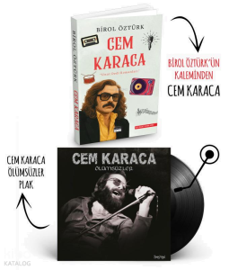 Plaklı Kitaplar - Cem Karaca Ölümsüzler Plak