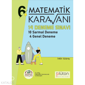 Plüton Yayınları Matematik Karavanı 6. Sınıf 14 Deneme Sınavı