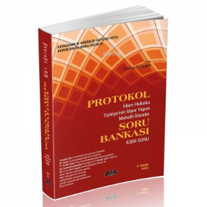 Protokol;;İdare Hukuku Soru Bankası