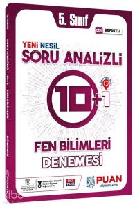 Puan Yayınları 5. Sınıf Fen Bilimleri Yeni Nesil Soru Analizli 10+1 Denemesi Puan 