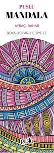 Puslu Yayıncılık Mandala Ayraç - Bahar (Boya-Kopar-Hediye Et)