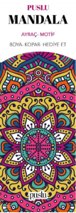 Puslu Yayıncılık Mandala Ayraç - Motif (Boya-Kopar-Hediye Et)