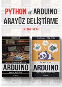 Python ve Arduino Arayüz Geliştirme Seti - 2 Kitap Takım