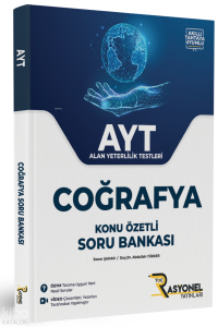 Rasyonel Yayınları AYT Coğrafya Soru Bankası (Konu Özetli)