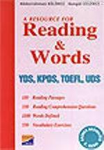 Reading & Words; YDS, KPDS, TOEFL, UDS