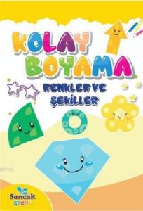 Renkler ve Şekiller; Kolay Boyama