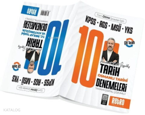 Retro Yayıncılık 2026 KPSS MEB AGS MSÜ YKS Osmanlı Tarihi İnkılap Tarihi 10+10 Deneme