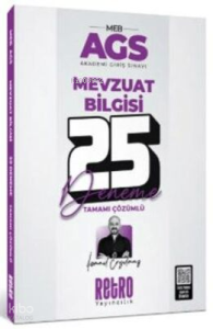 Retro Yayıncılık MEB AGS Mevzuat Bilgisi 25'li Deneme