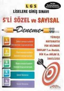 Rota Yayınları 8. Sınıf LGS Sözel Sayısal 5 li Deneme RTY Rota