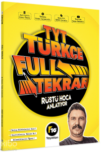 Rüştü Hoca TYT Türkçe Full Tekrar Video Ders Kitabı F10 Yayınları