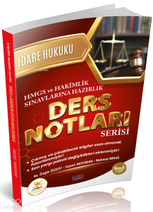 Savaş Yayınevi Hukal  HMGS-Hakimlik İdare Hukuku Ders Notları