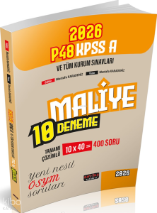 Savaş Yayınevi P48 KPSS A Grubu Maliye 10 Deneme