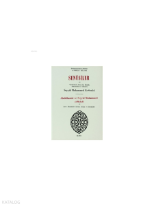 Senusiler ve Onüçünü Asrın En Büyük Müteffekkir-i İslamisi Abdülhamid ve Seyyid Muhammed el-Mehdi