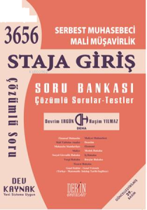 Serbest Muhasebeci Mali Müşaverlik Staja Giriş Soru Bankası Çözümlü Sorular - Testler