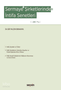 Sermaye Şirketlerinde İntifa Senetleri