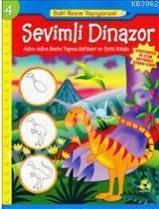 Sevimli Dinazor - Bak Resim Yapıyorum; Etiketleriniz ve Çizim Defteriniz Kitabın İçinde