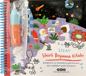 Sihirli Boyama Kitabı - Uzay (Ciltli)
