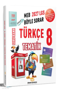 Sinan Kuzucu 8. Sınıf LGS Tematik Türkçe Soru Bankası
