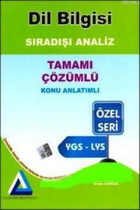 Sıradışı Analiz Yayınları TYT AYT Çözümlü Dil Bilgisi Sıradışı Analiz