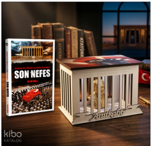 Son Nefes ve Atatürk Büstlü Ahşap Anıtkabir Işıklı Maket