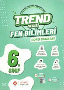 Sonuç Yayınları 6. Sınıf Fen Bilimleri Trend Serisi Soru Bankası