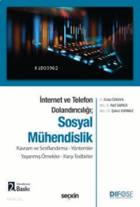 Sosyal Mühendislik;Kavram ve Sınıflandırma - Yöntemler Yaşanmış Örnekler - Karşı Tedbirler