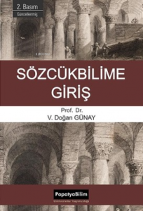 Sözcükbilime Giriş (2. basım)