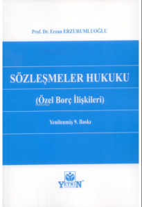 Sözleşmeler Hukuku (Özel Borç İlişkileri)