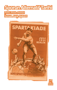 Sporun Alternatif Tarihi;Rutin,Ritüel,Reddiye